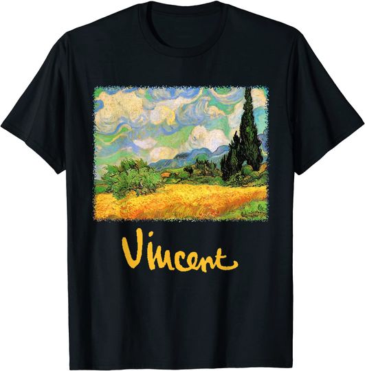 Wheat Field with Cypresses Haute Galline T-Shirt