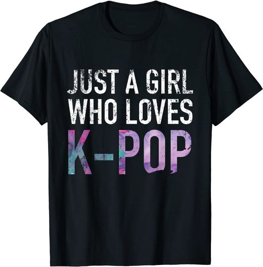 BTS Just A Girl Who Loves K-Pop T-Shirt