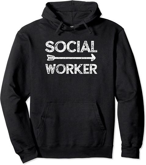 Social Worker Vintage Hoodie