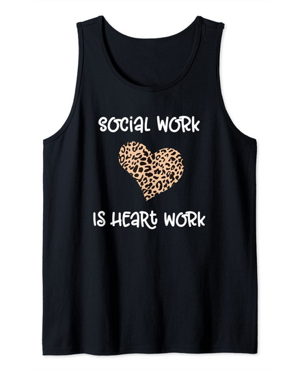 Social Work is Heart Work Vintage Tank Top