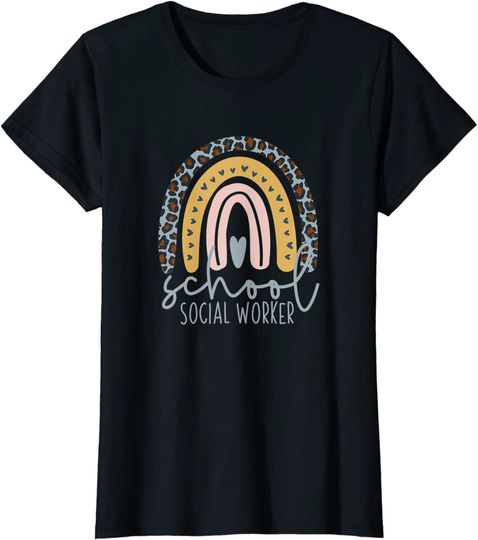 School Social Worker Retro T-Shirt
