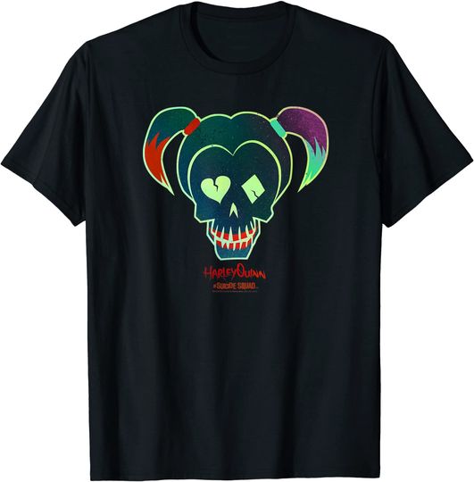 Suicide Squad Harley Quinn Skull T-Shirt