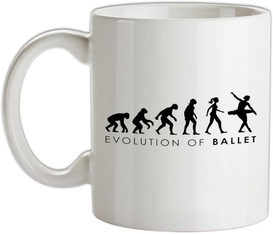 Evolution Of Woman Ballet Dancer Mug