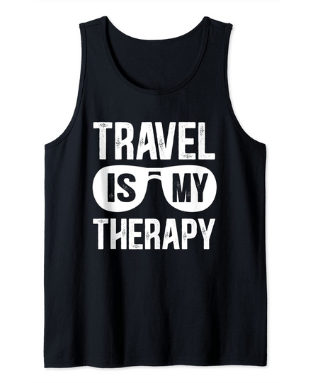 Travel Is My Therapy Tank Top