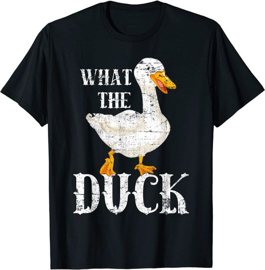 Funny Gift For Duck Lovers Duck Gifts What The Duck T-Shirt
