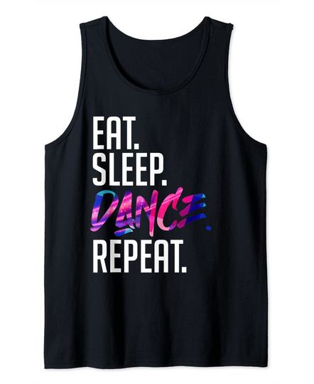 Eat Sleep Dance Repeat Ballet Tank Top