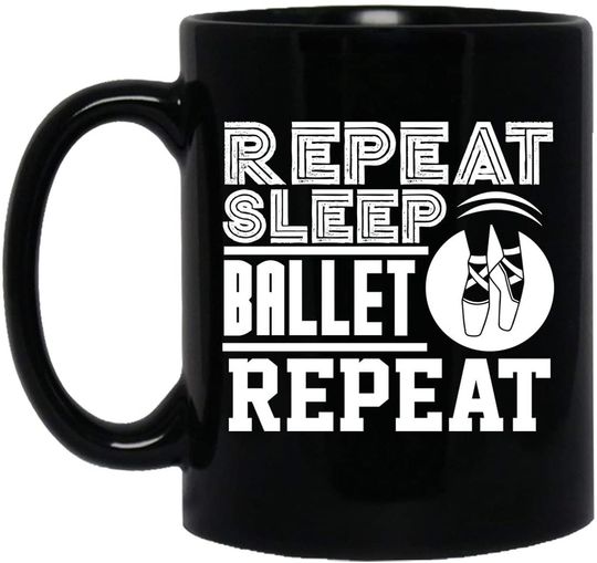 Eat Sleep Ballet Repeat Basic Mug