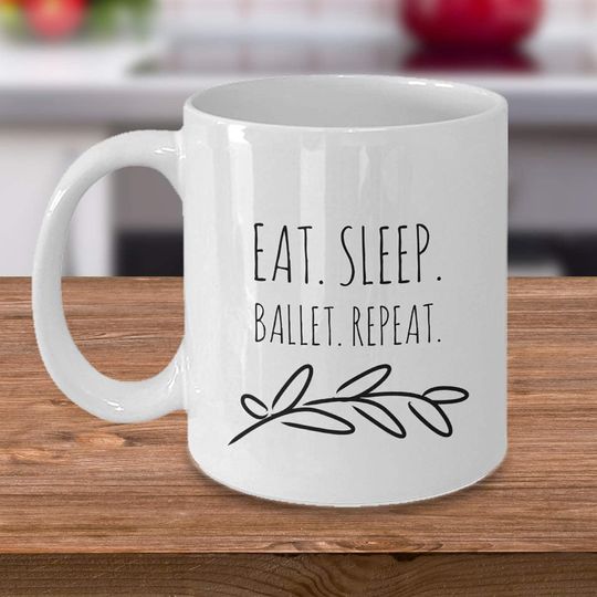 Eat Sleep Ballet Repeat Simple Mug