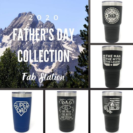 Father's Day Gift for Military Dad The Man, The Myth, The Legend Coffee Tumbler - 30 oz Vacuum Sealed Steel Travel Mug