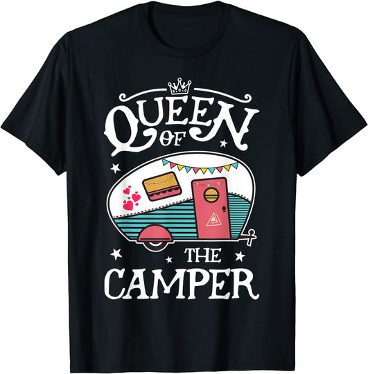 Queen Of The Camper Camping Outdoor T-Shirt