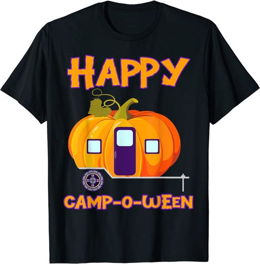 Halloween 2020 Trick or Treat Happy Camp O Ween Camping T-Shirt