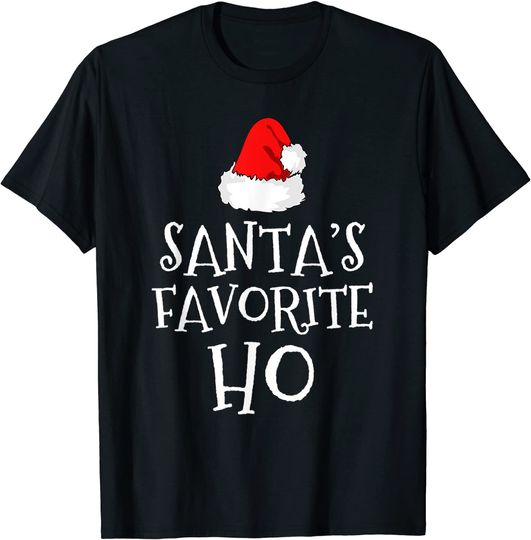 Santa's Favorite Ho Funny Christmas Gift Family T-Shirt