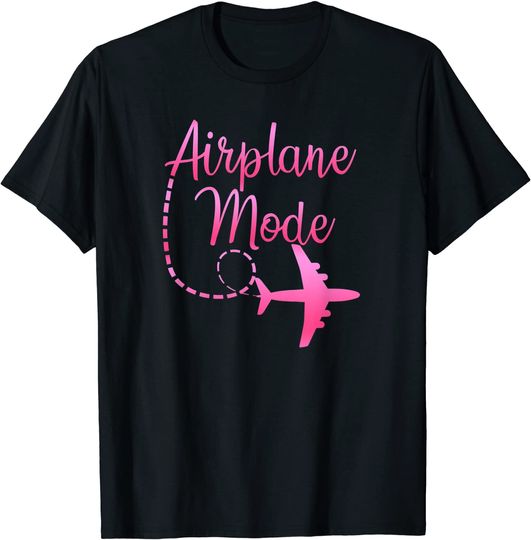 Vacation Mode On Airplane Mode Traveling Vacation T-Shirt
