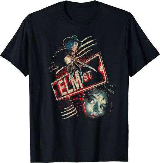 A Nightmare on Elm Street Freddy Poster T-Shirt