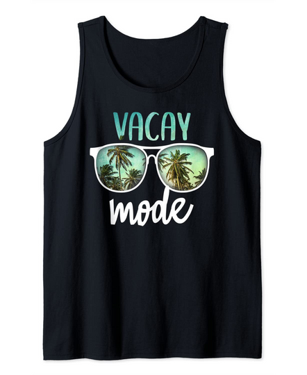 Vacation Mode On Vacay Mode Summer Cruise Getaway Tank Top
