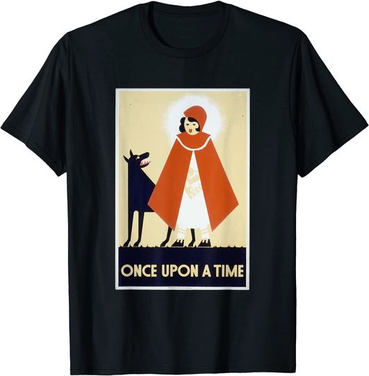 Little Red Riding Hood Once Upon A Time Fairy Tale T-shirt