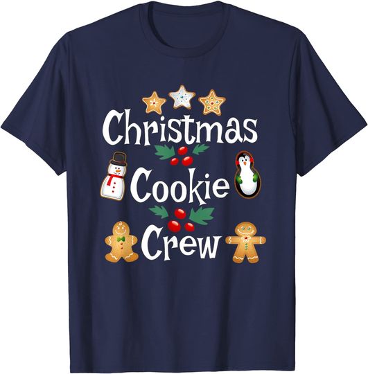 Bakers Christmas Cookie Crew Family Baking Team Holiday Gift T-Shirt