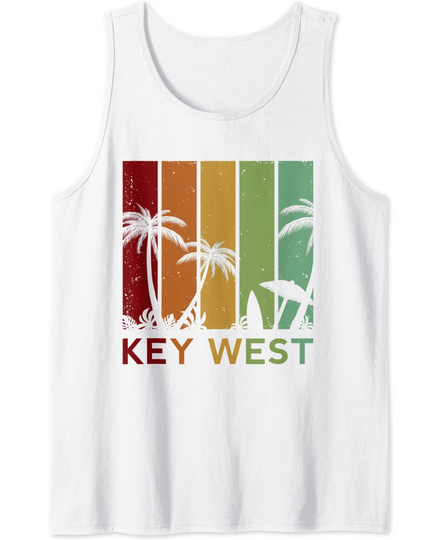 Retro Key West Florida Keys Tropical Vintage Tank Top