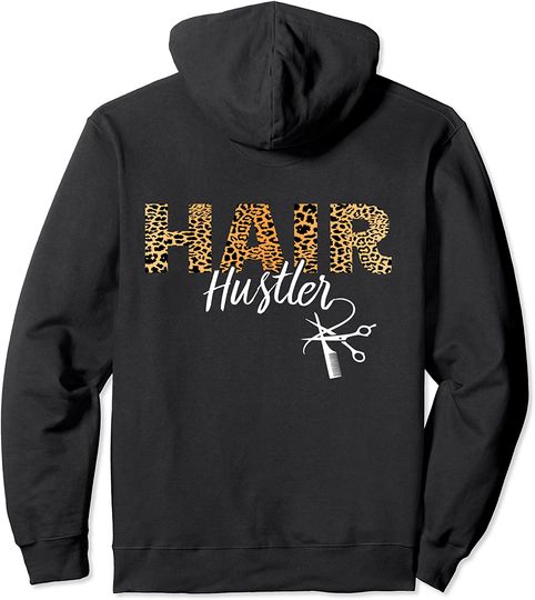 Hair Hustler Leopard  Hoodie