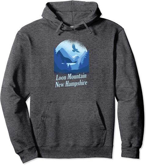 Loon Mountain New Hampshire Pullover Hoodie