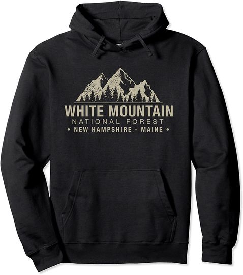 White Mountain National Forest New Hampshire Maine Pullover Hoodie