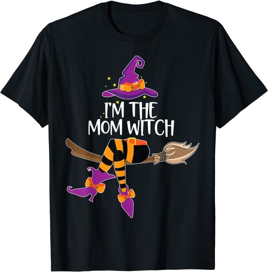 Im the Mom Witch Shirt Halloween Matching Group Costume T-Shirt