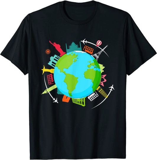 World Traveller International World Travelers Gift T-Shirt