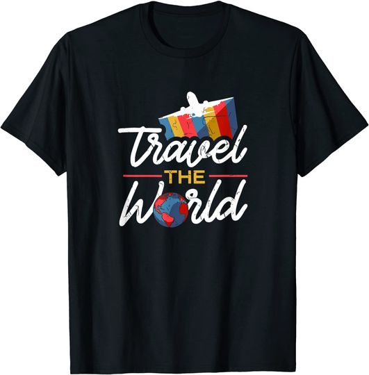 World Traveller World Trip Travel Around World T-Shirt