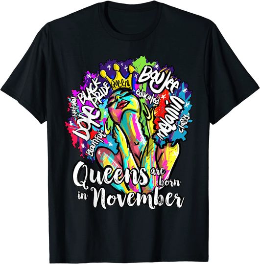 Scorpio Queens Born November T-Shirt