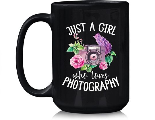Just A Girl Who Loves Photography Mug