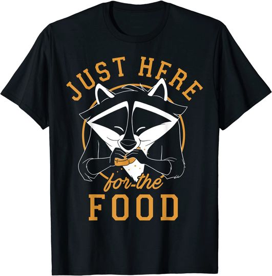 Racoon Just Here For The Food T-Shirt