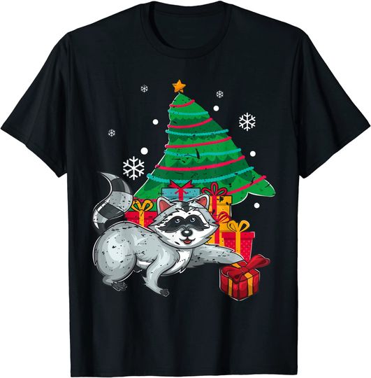 Raccoon Christmas T-Shirt