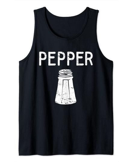 Matching Halloween Salt And PEPPER Costume For Couples Tank Top