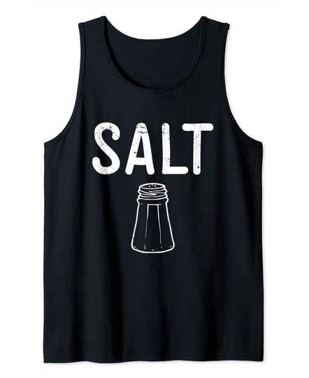 Matching Halloween Salt And PEPPER Costume For Couples Tank Top
