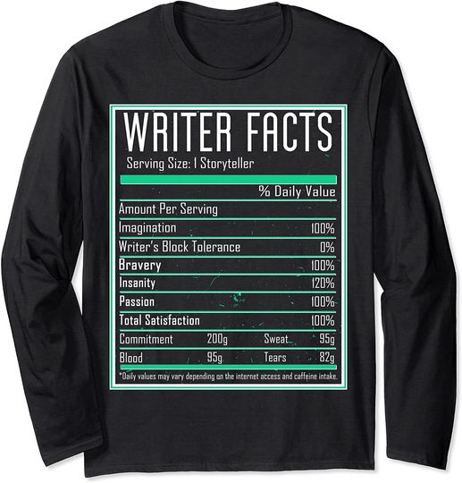Writer Facts Long Sleeve