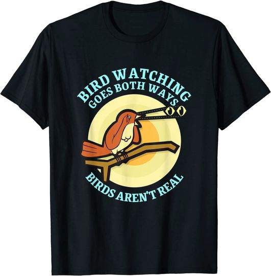 Funny Bird Watching Goes Both Ways T-Shirt