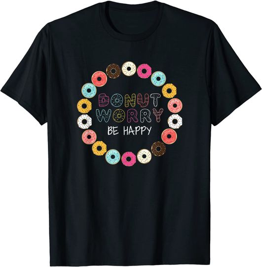 Halloween Donuts Worry Be Happy Tshirt