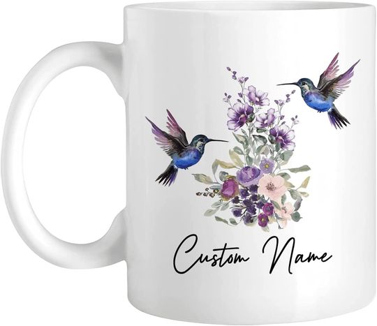 Hummingbird Personalized Coffee Mug
