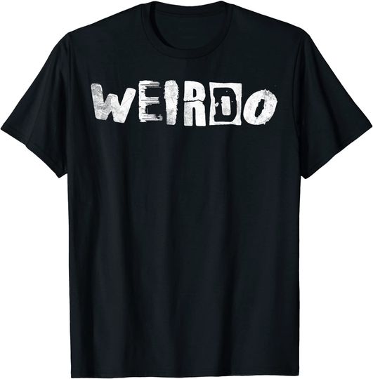 Black Heavy Metal Goth Punk Emo Gift Weirdo T-Shirt