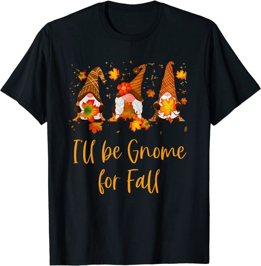 Autumn Gnome Thanksgiving Fall Gnome T-Shirt