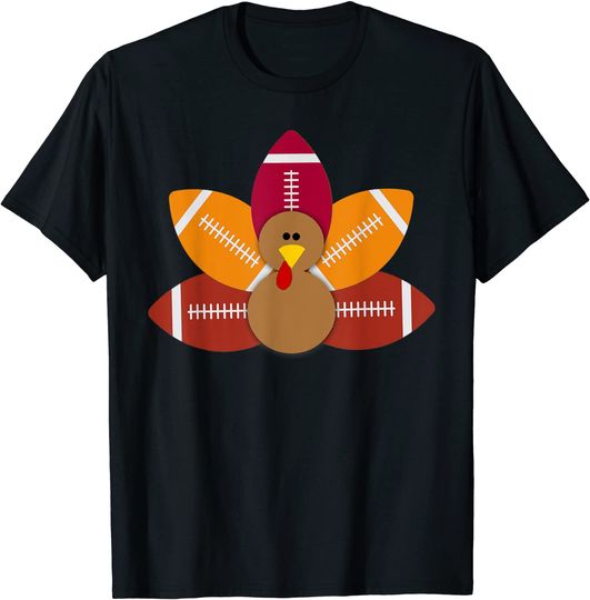 Baby Turkey And Football Balls Sport Lovers T-Shirt