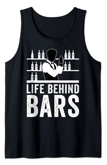 Life Behind Bars Bartender Tank Top