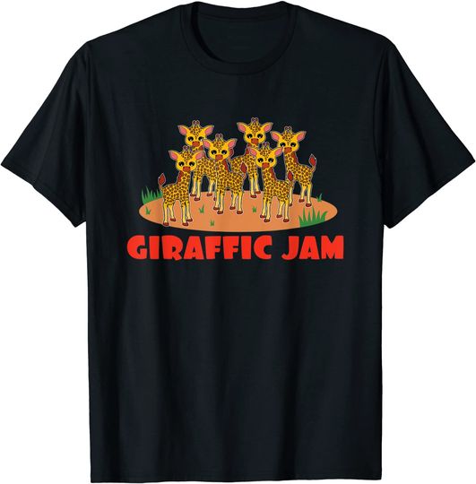 Giraffe Shirt Giraffic Jam Funny Animal T-Shirt