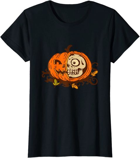 Pumpkin Skull T-Shirt