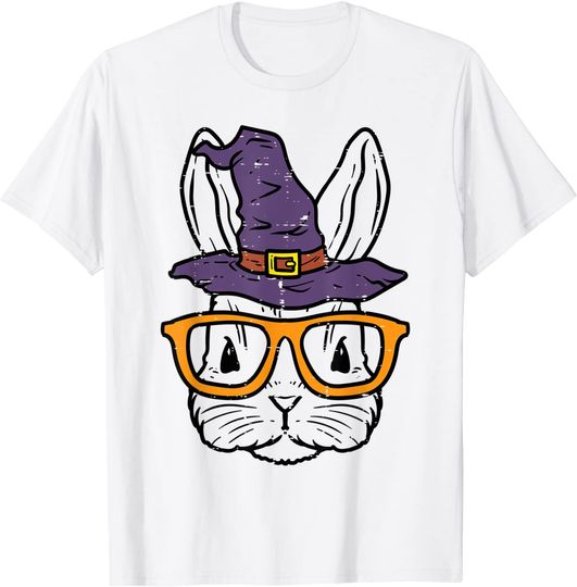 Halloween Bunny Sunglasses Cute T-Shirt