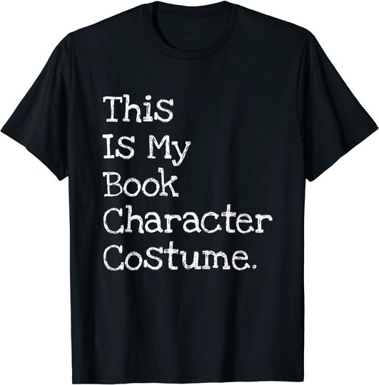 This Is My Book Character Costume Halloween T-Shirt