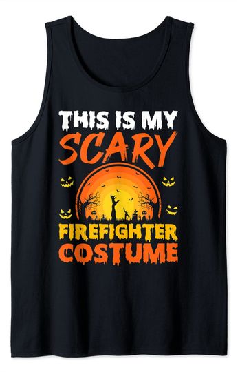 Firefighter Halloween Tank Top