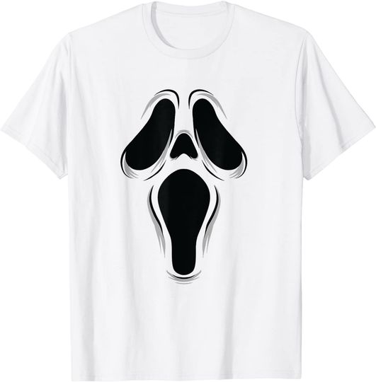 Scream Ghost Face Scary Movie Halloween Party T-Shirt