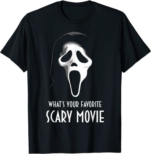Ghostface Whats Your Favorite Scary Movie Halloween T-Shirt