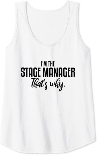 Stage Manager Theater Tank Top